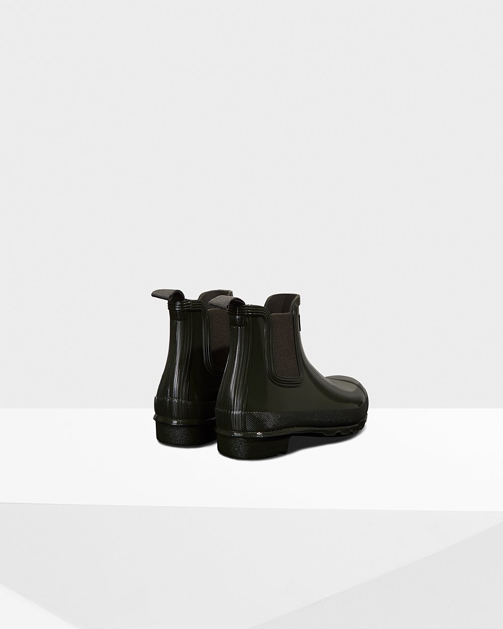 Botas Chelsea Hunter Feminina Verde Escuro Oliva - Original Gloss - 12WVALKQO